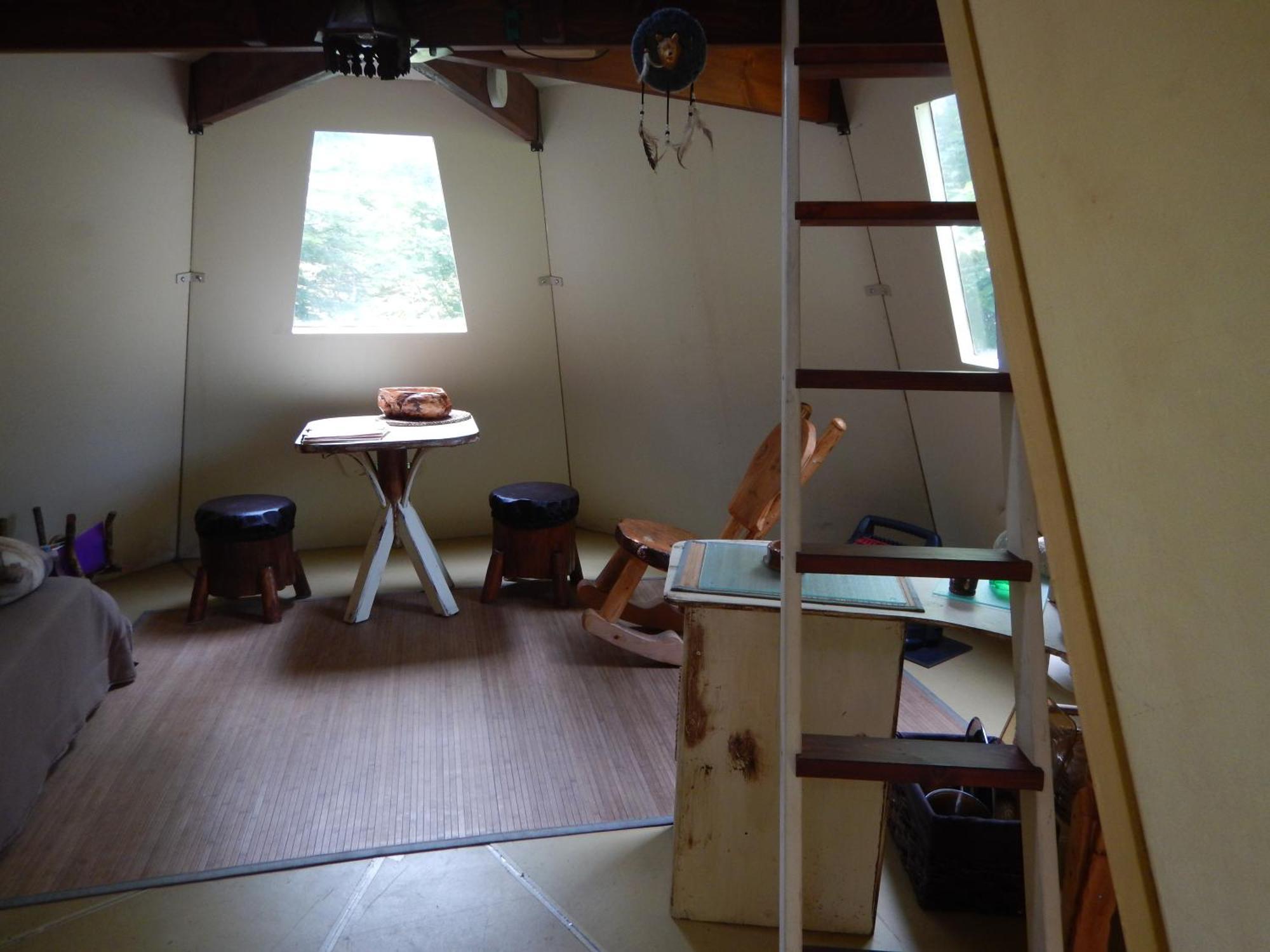 생로만 Aux Tipis De La Riviere Sauvage 빌라 외부 사진